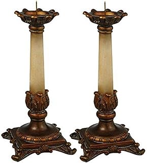 Meyda Tiffany 69335 European Influence Candle Sticks Collection Dark Finish, 425.00 inches, 10