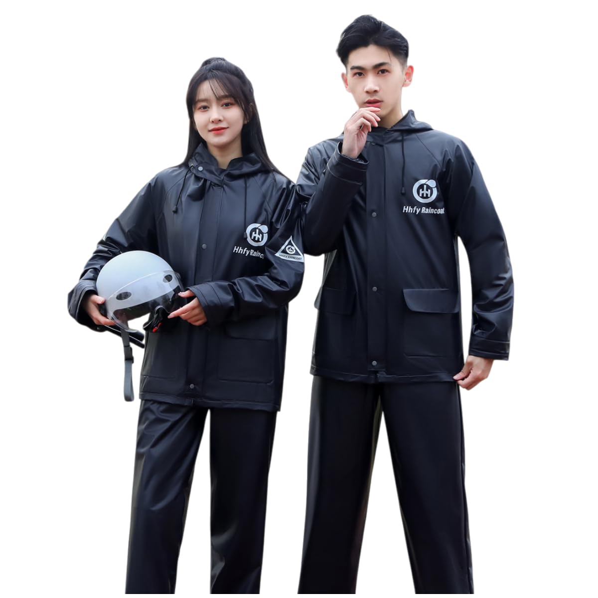 Amazon | [JYZ] レインコート メンズ 上下 レインウェア レインスーツ