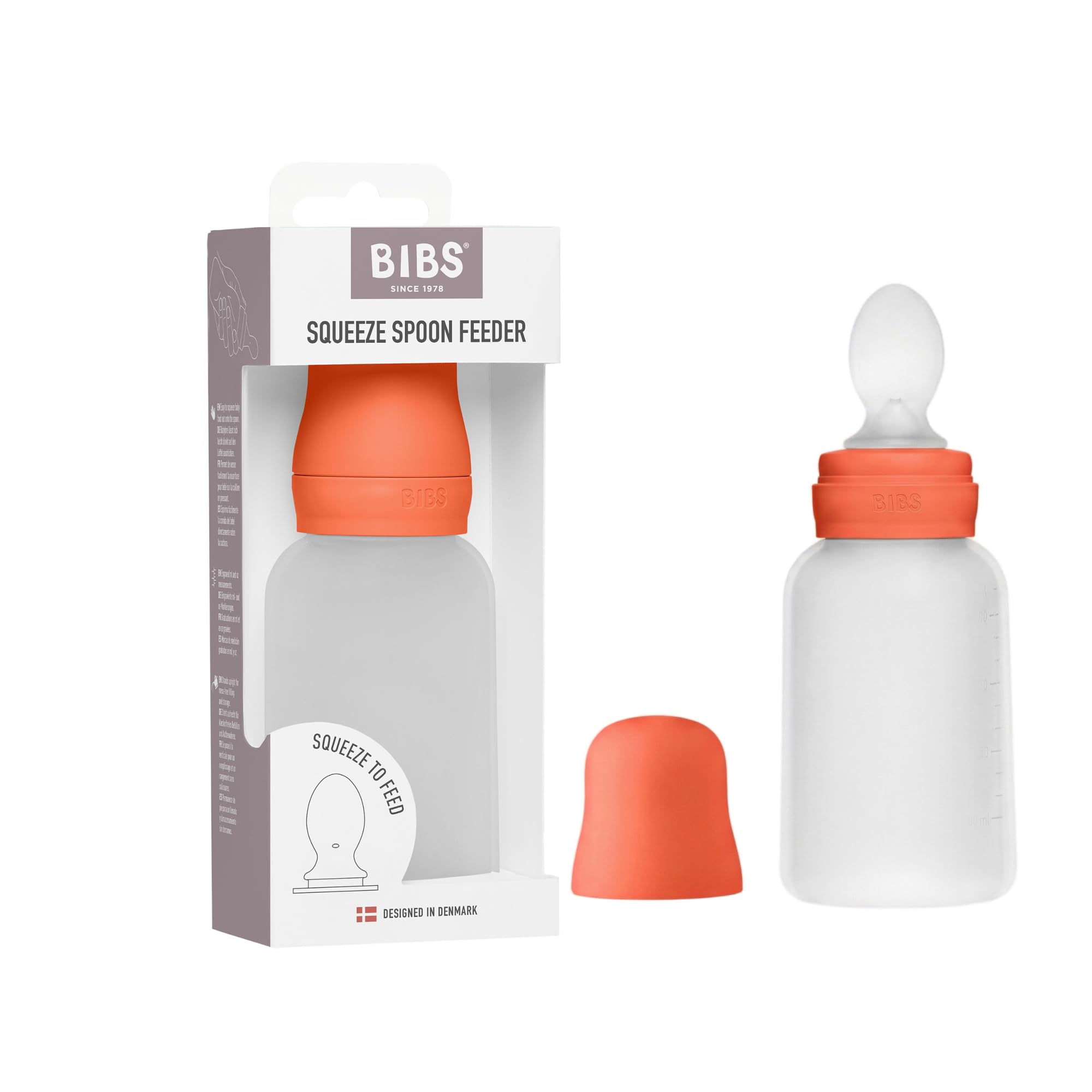 BIBS Spoon Feeder, 6+ Months, Tango