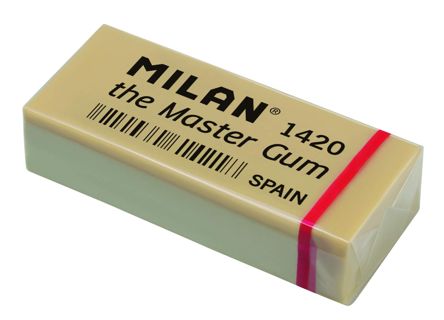 Milan Erasers, White, Small