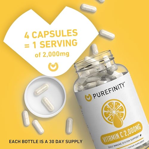 Miniatura 5 de Paquete de gomitas de saúco + cápsulas de vitamina C con ácido ascórbico de alta absorción para mayor apoyo inmunológico, refuerzo de colágeno y