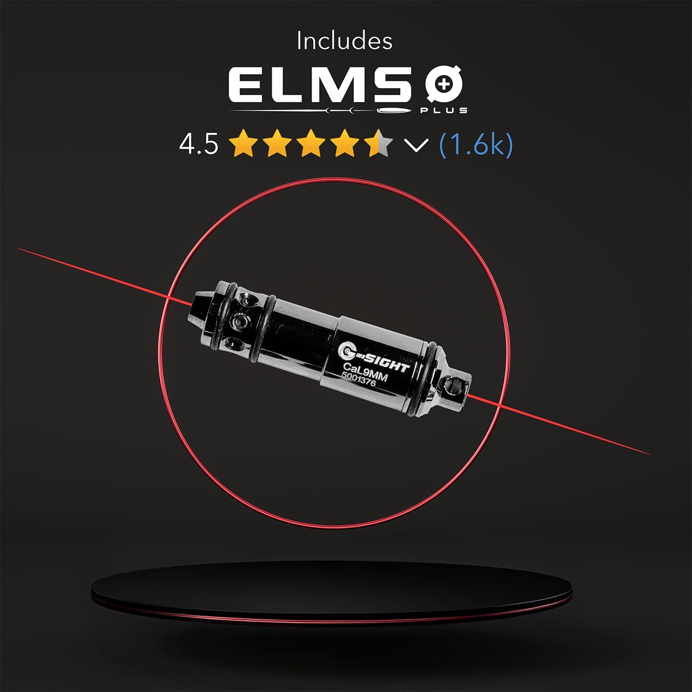 ELMS Plus Dry Fire Training System with Draw Timer - Train Accuracy, Draw Speed and Sharpness, No App Needed