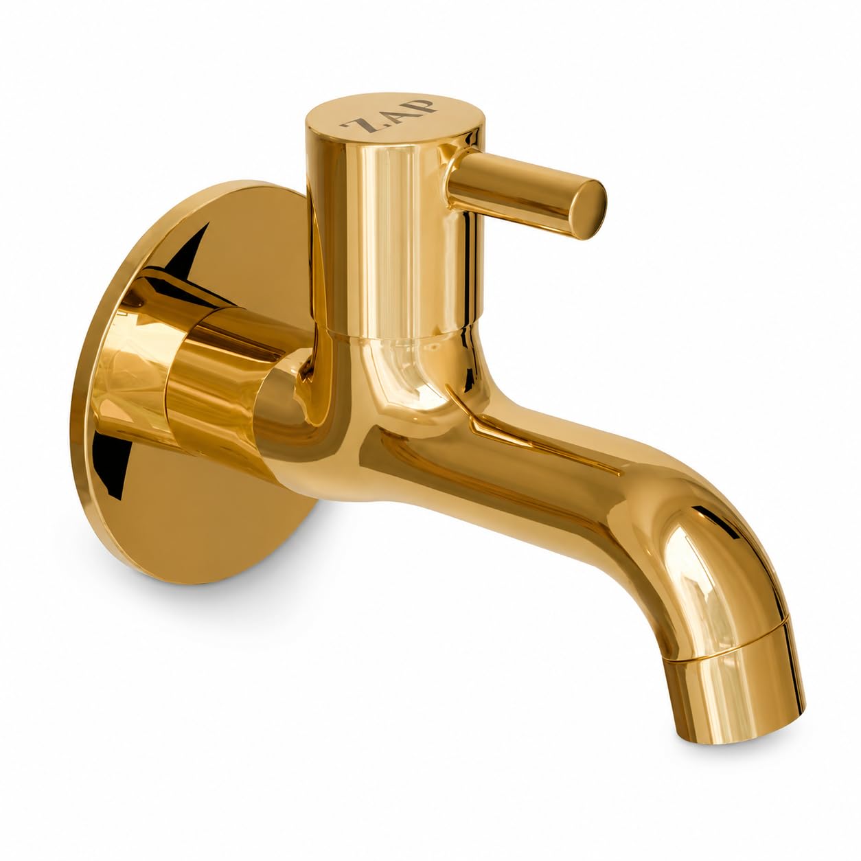 ZAP Elixir Series Champagne Gold Brass Long Body Tap | Premium Bathroom & Kitchen Faucet | Durable, Stylish, & Rust-Resistant | Modern Chrome Finish | Wall Mount Installation-image-39