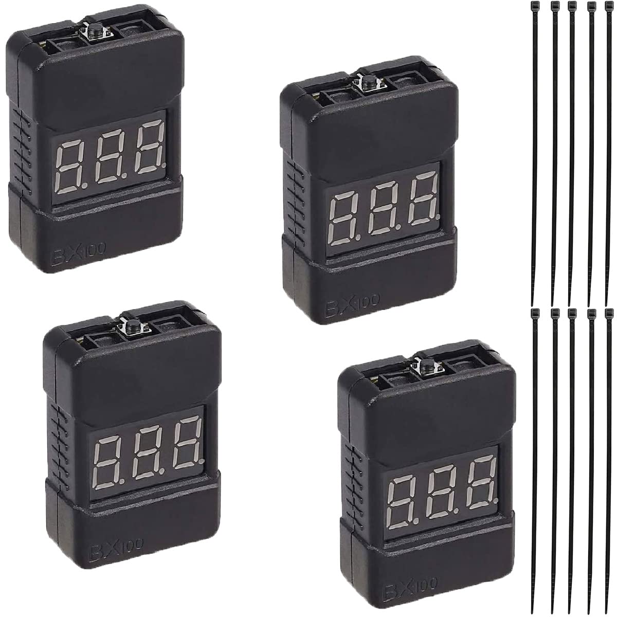 Bms 10s Tester Batteria Lipo Li-ion 2-6S 1-8S - Monitor Tensione Con Allarme Buzzer Tester Per Batterie RC - Foto 8