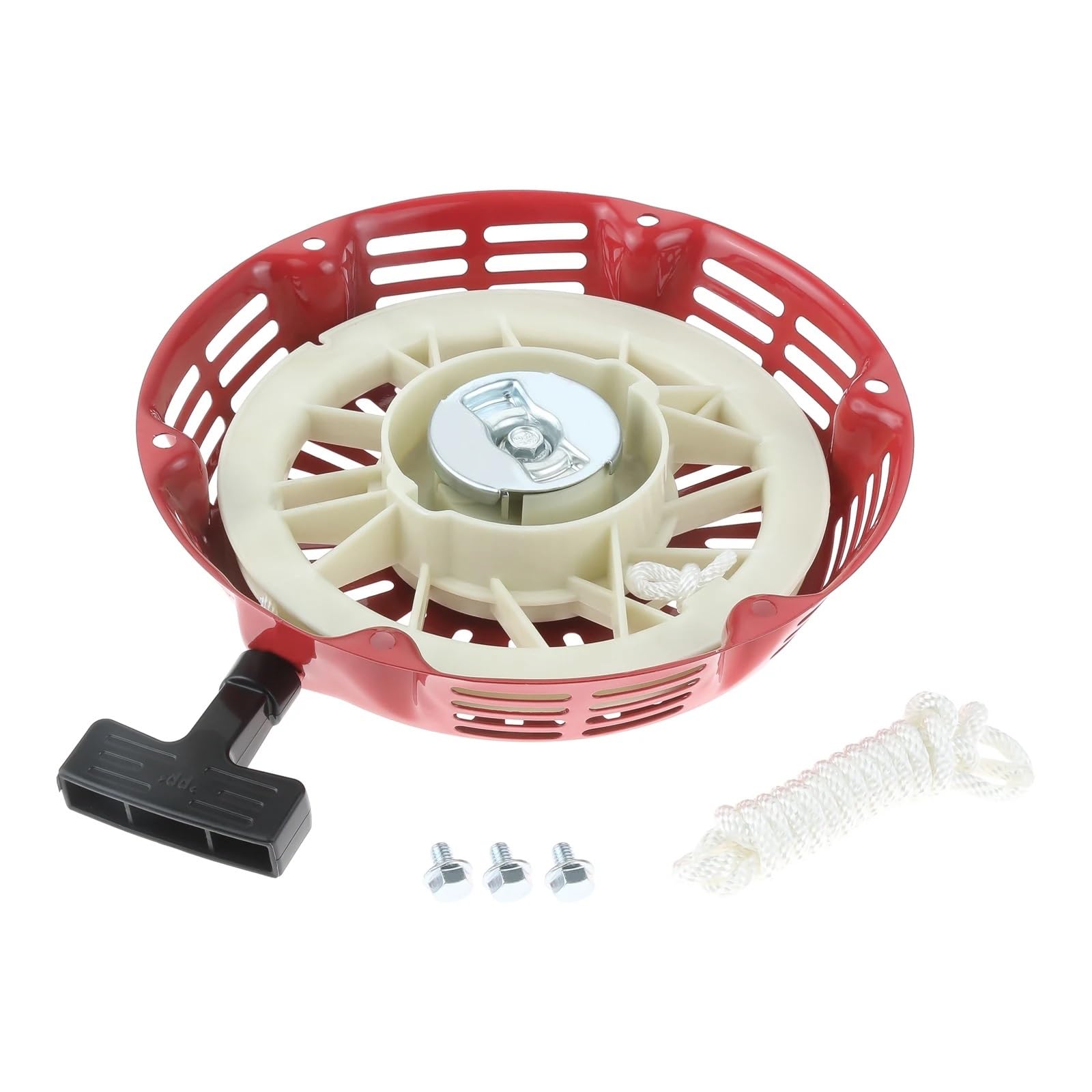 Arranque de retroceso con tirador Conjunto de arranque por cuerda de arranque de retroceso con kit de cuerda de tracción for generador de motor GX340 GX390 GX420 GX610 GX620 11HP 13HP 188F 28400-ZE3-W