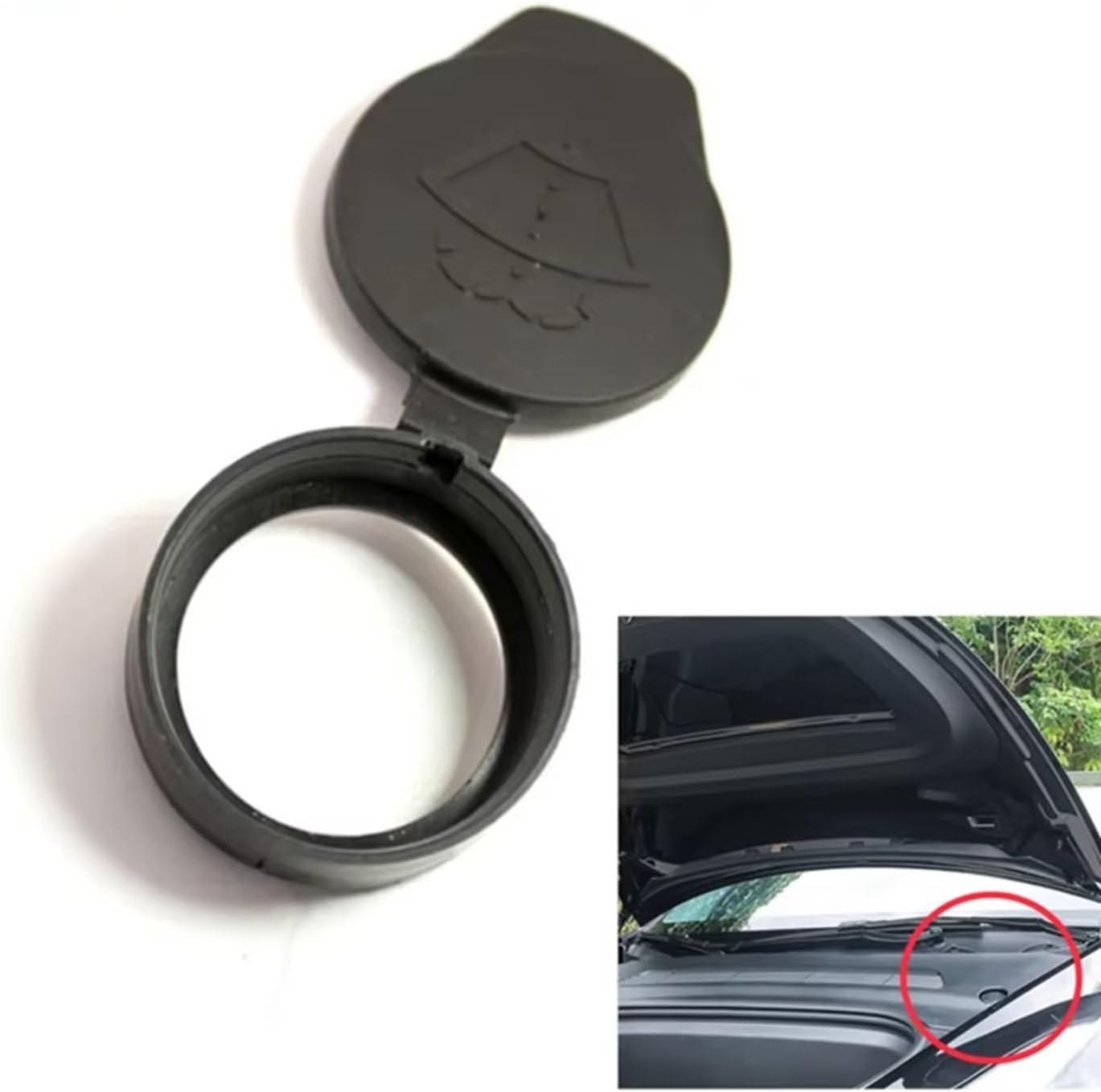 ウォッシャー液キャップ Compatible With Tesla For Model 3 2017 2018 2019 2020