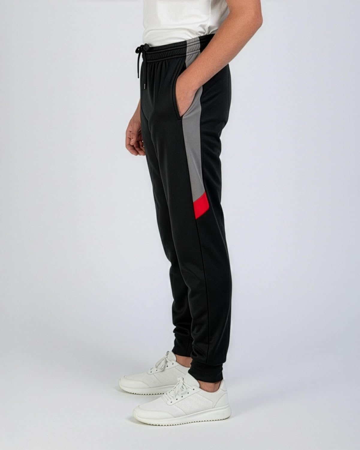 Real Essentials 3 Pack: Boys' Athletic Jogger Sweatpants - Kids Teens Youth Active Sports Pants with Pockets (Sizes 5–18) - Image 5