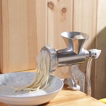 Manual Meat Grinder Wooden Handle Meat Grinder Aluminum Alloy Hand Mincer Sausage Filling Machine for Meat and Vegetable
