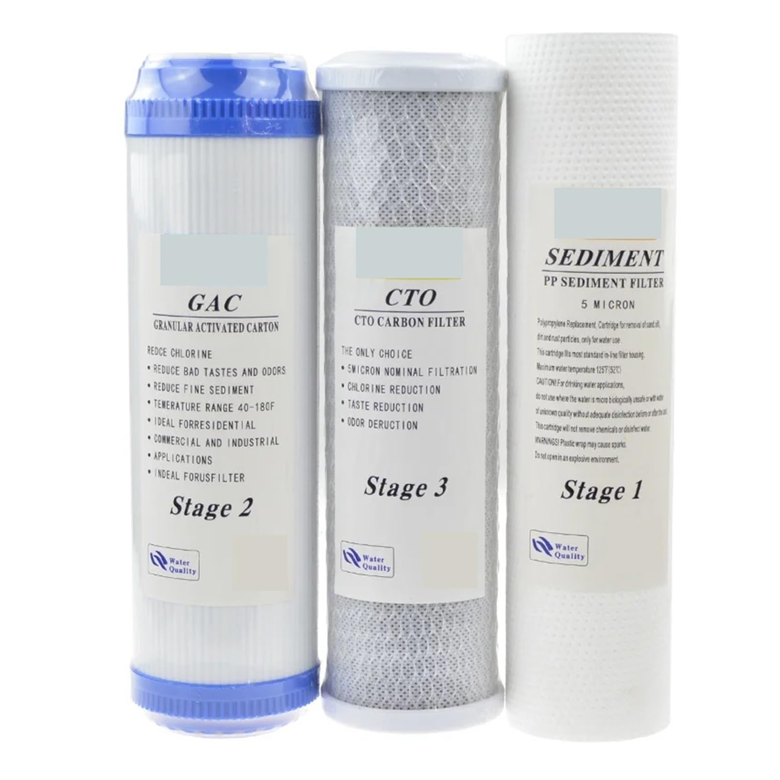 Purificador de agua Cartucho de filtro de 5 etapas Membrana RO de 75 Gpd | Filtros de agua del sistema de ósmosis inversa for el hogar
