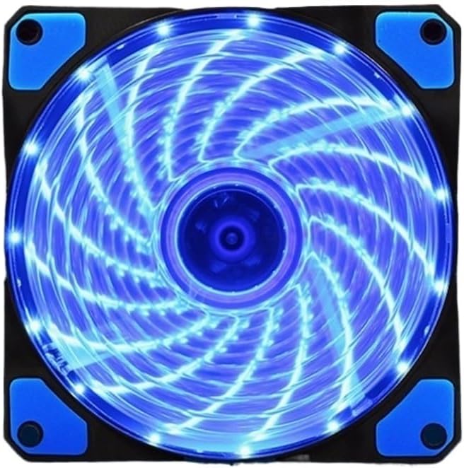 Computer Cooling Box 15pcs LED Quiet Cooler with Rubber Connector