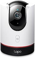 TP-Link Tapo C225 2K QHD Pan/Tilt WiFi Camera: Apple HomeKit, Physical Privacy Mode, Motion Tracking, Color Night Vision