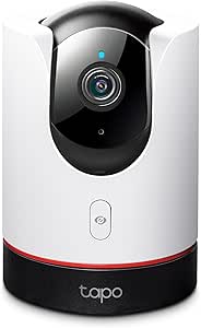 TP-Link Tapo 2K QHD Pan/Tilt Wi-Fi Camera | Apple HomeKit | Physical Privacy Mode | Color Night Vision | Motion Tracking | 2-Way Audio | Local/Cloud Storage | Works w/Alexa&amp;Google Home | (Tapo C225)