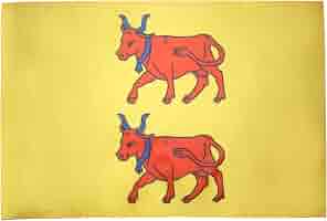 Drapeau De Table Province Du Béarn 21x14cm - AZ FLAG - Pyrénées-Atlantiques, France