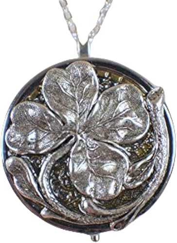 Medallón de caja de música de trébol