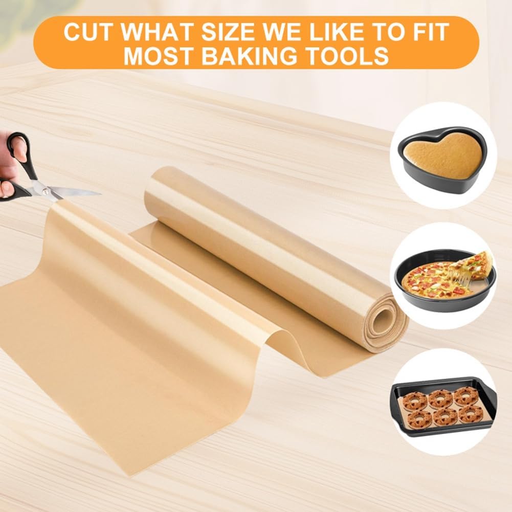 Silikon-Backmatte, hitzebeständig, Backmatte, Macaron-Brotmatte, antihaftbeschichtet, wiederverwendbar, Teigrollmatte, rutschfeste Arbeitsplatten-Schutzmatte, Thekenmatte, Ofenmatte (40 cm x 2,4 m)
