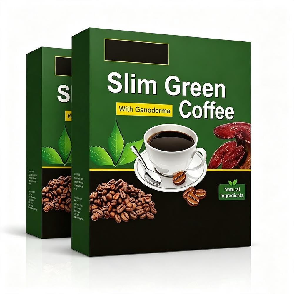 Miscela funzionale probiotica for la salute dell'intestino al caffè verde | Caffè istantaneo benessere a basso jitter vegano senza glutine(2pcs)