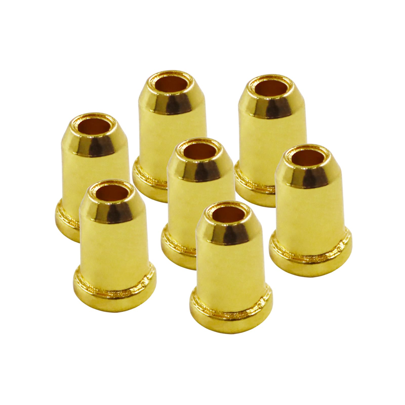 7-Pack String Through Body Ferrule 1/4" for USA Telecaster, Gold