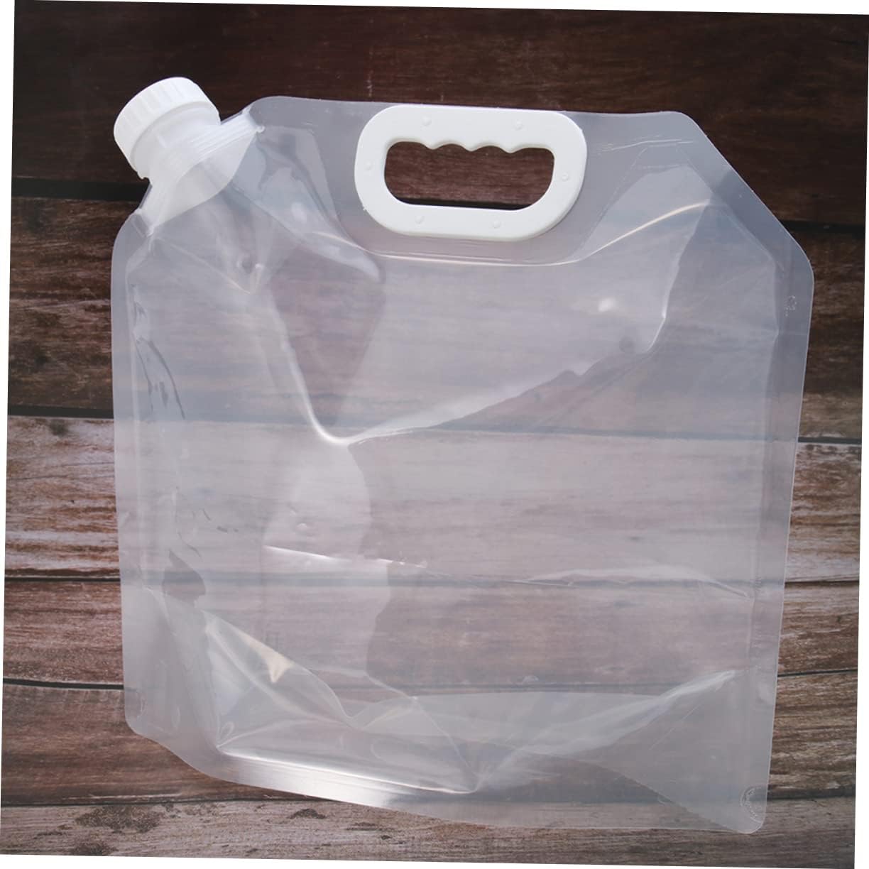 Mikikit 4pcs Large Capacity Water Bag Collapsible for Camping Portable Outdoor Storage