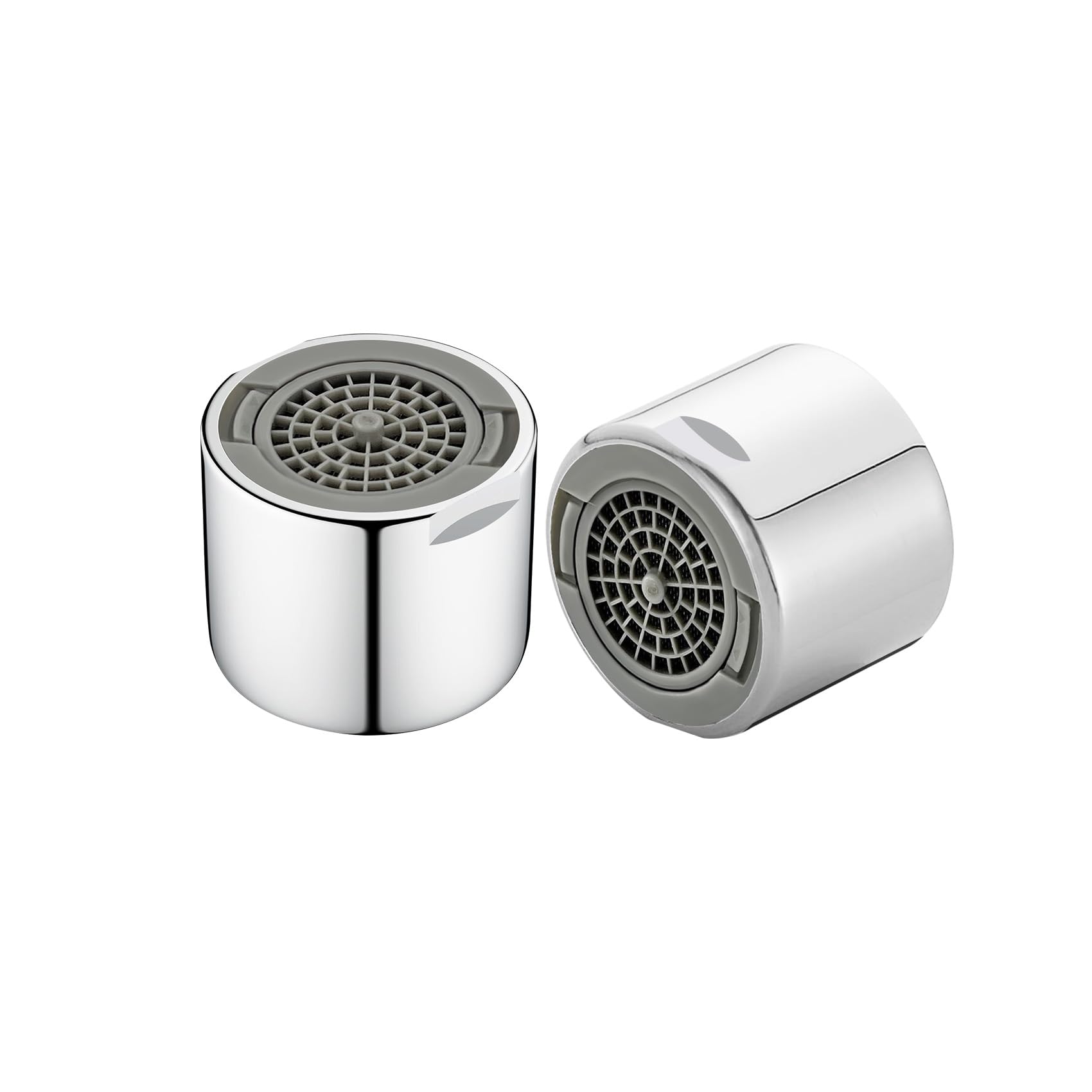 2Piezas FM22 Aireador Grifo de Latón, Grifo Adaptador ángulo de Salida de Agua Ajustable, Filtro de Limpieza Extraíble, Dos Modos de Salida de agua, Para Cocina y Baño