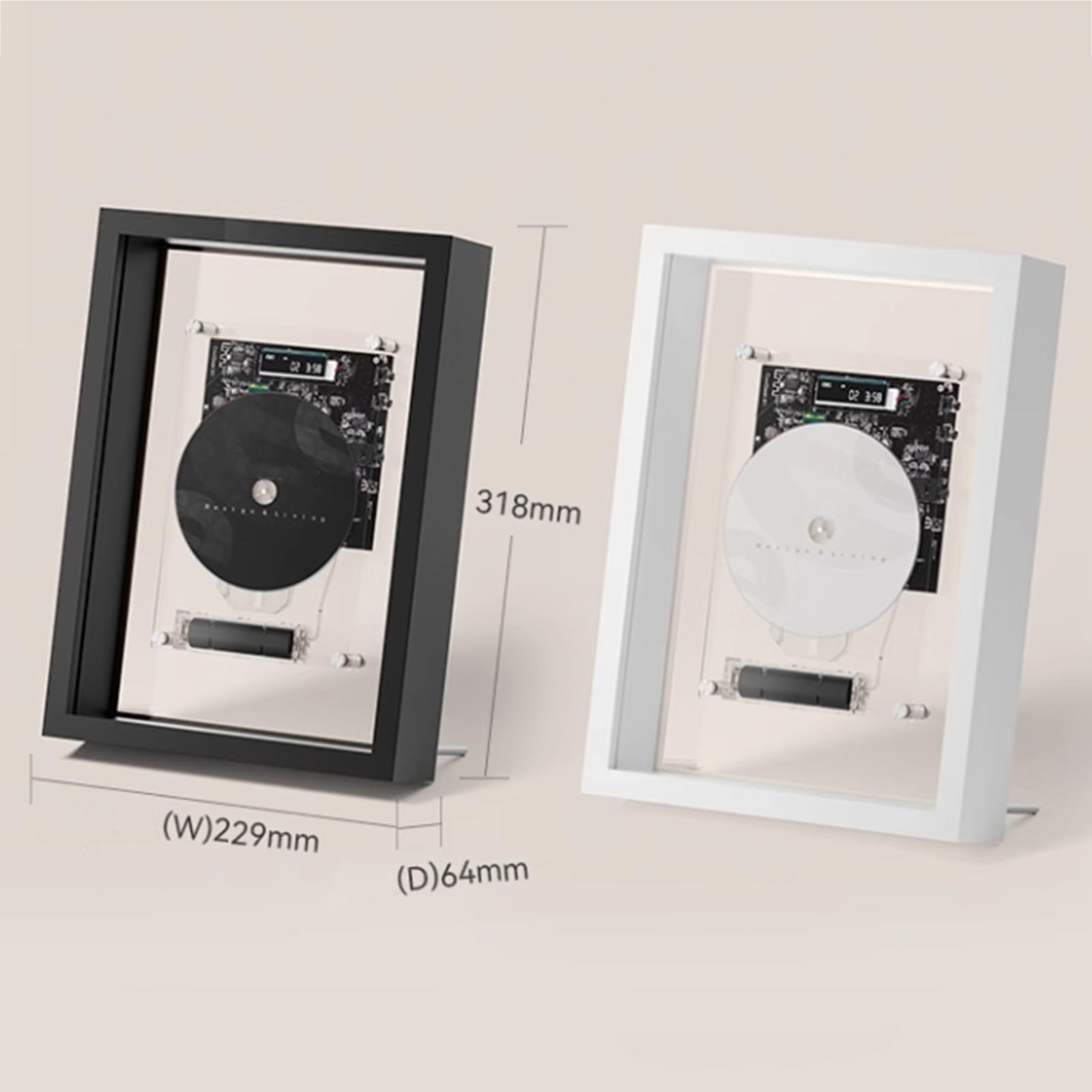 Lettore CD portatile con connettività Bluetooth, telecomando e display LCD per intrattenimento domestico e ufficio