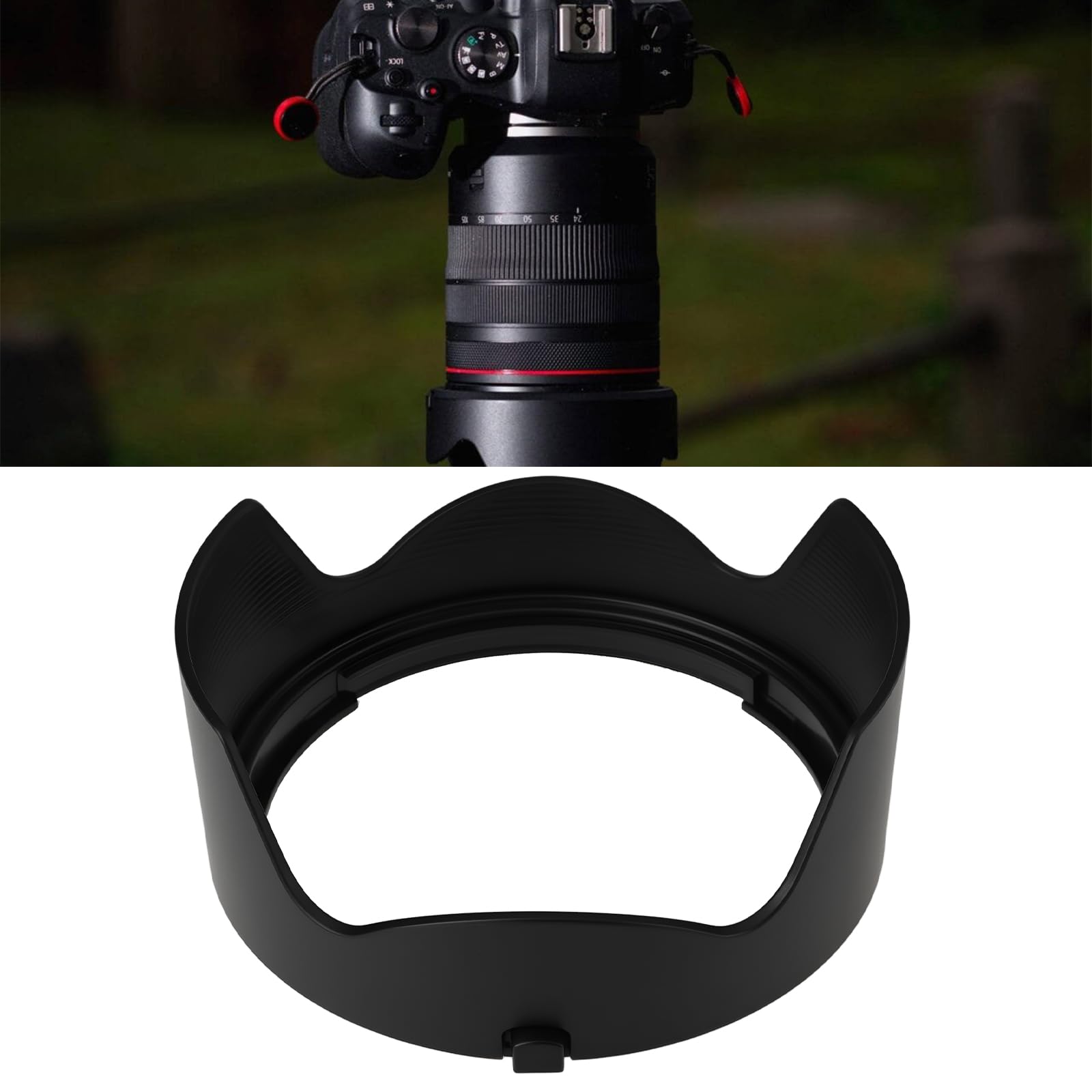 ECSiNG Paraluce per fotocamera compatibile con Canon RF 24-105mm f/4L IS USM EW-83N