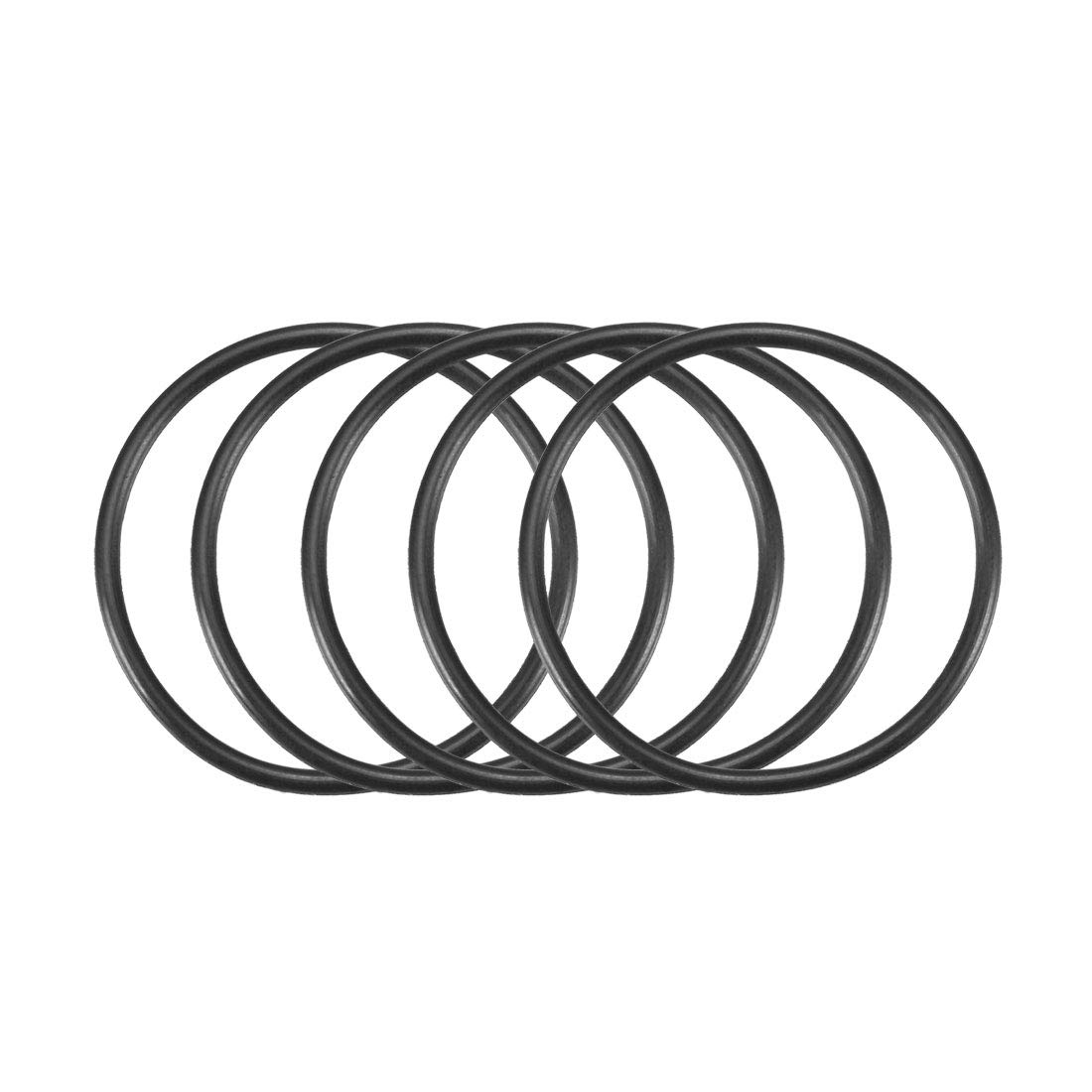 Sourcing Map Nitrile Caoutchouc Joints Toriques 37mm OD 33mm ID