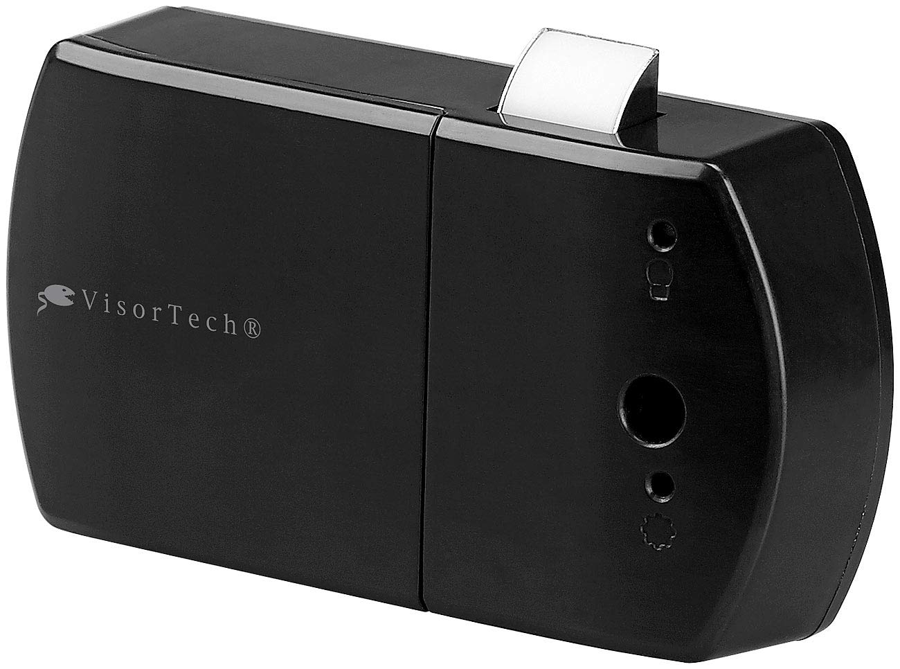 VisorTech Schubladenschloss: 2er-Set Schubladen- & Schranktüren-Schloss mit RFID-Schlüssel, BT, App (Elektronisches Briefkastenschloss, Schrank-Schloss, Safe)