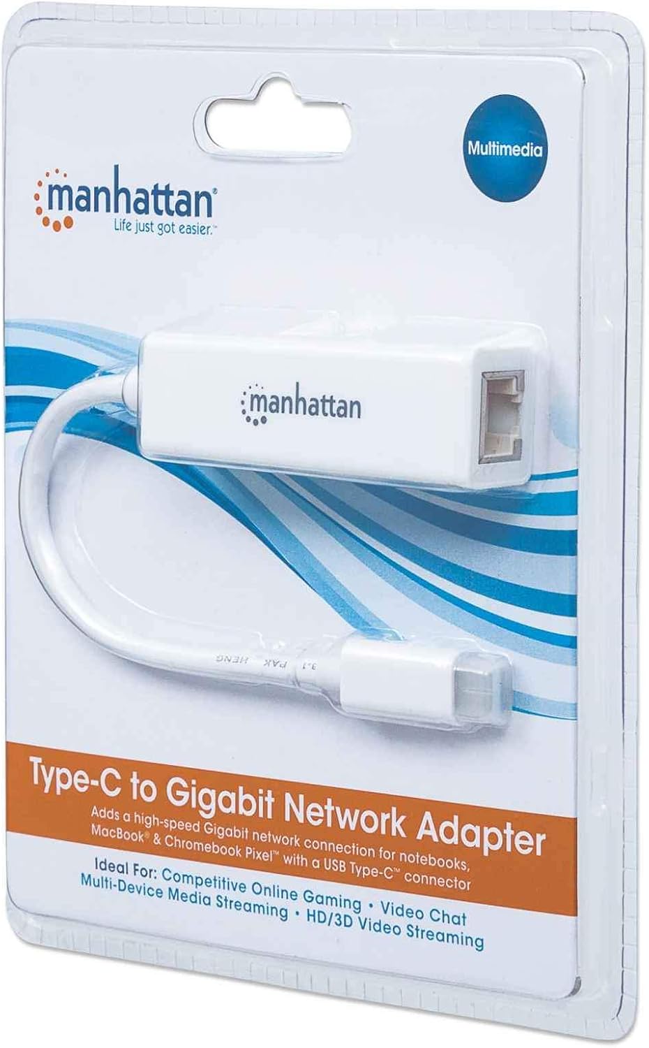 MANHATTAN USB Type-C to Gigabit Network Adapter 507585