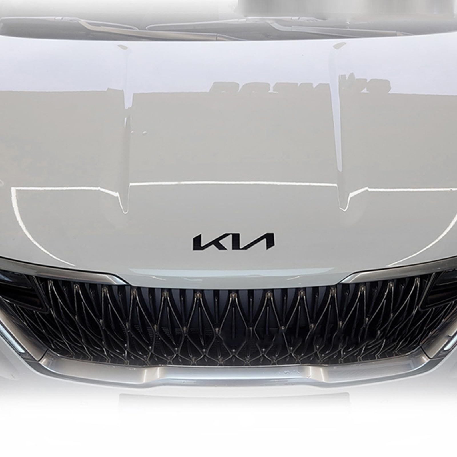 TRASKA Auto 3D Metallo Emblema Sticker per Kia KN, ABS Carrozzeria Emblema Distintivo Lettere Autoadesivo Adesivo Decalcomanie Accessori Decorativi,A