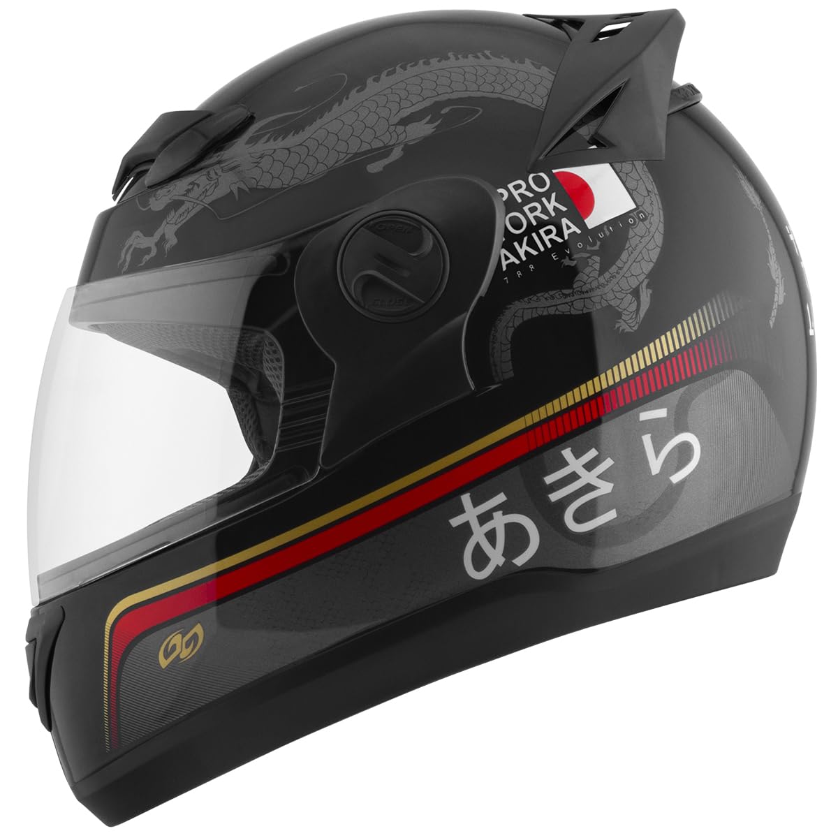 Capacete Fechado Evolution 788 G7 Akira Tam. 60 Preto 60 | Amazon