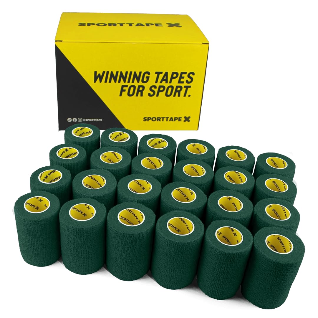 SPORTTAPE 6 Rolls Self-Adhesive Cohesive Bandage, 7.5cm x 4.5m, Beige - Compression & Vet Wrap for Dogs, Horses, Sports Stretch Tape for Football, Ankles, Joints, Fingers, Wrists & Sock Tape — view 32