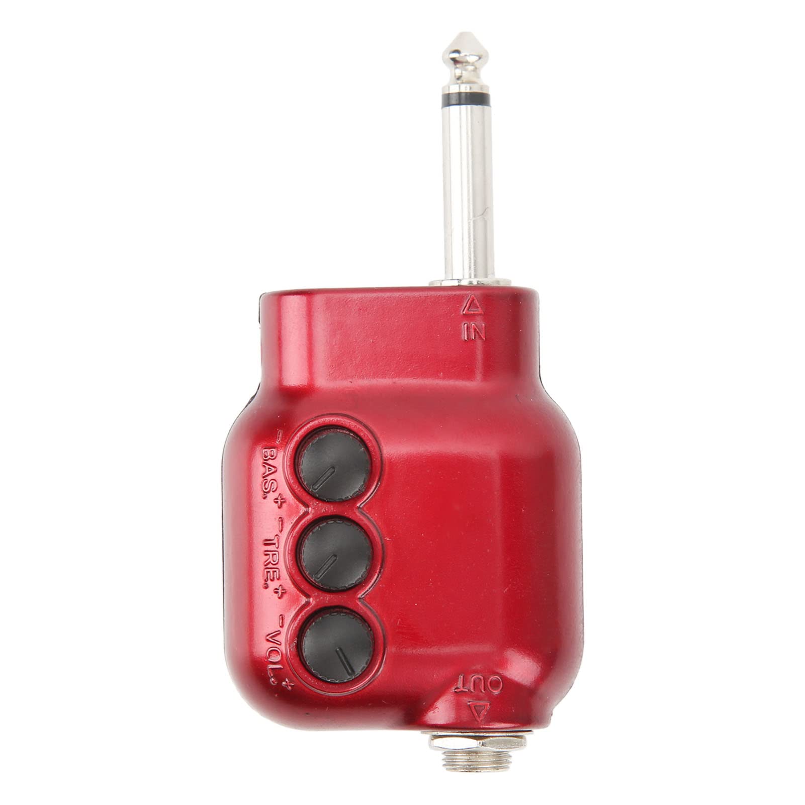 Preamplificador de Guitarra, Mini Preamplificador de Guitarra con Conector de 6, 35 Mm Mini de ABS para Guitarras Acsticas