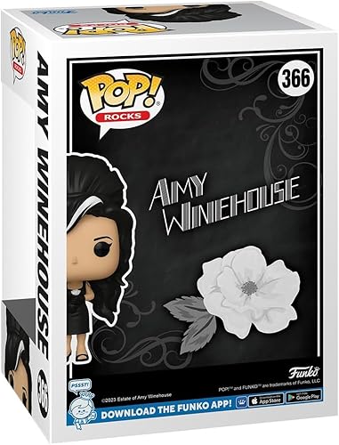 Miniatura 3 de POP Rocks Amy Winehouse - Figura de vinilo Funko Back to Black (con funda protectora de caja compatible), multicolor, 3.75 pulgadas
