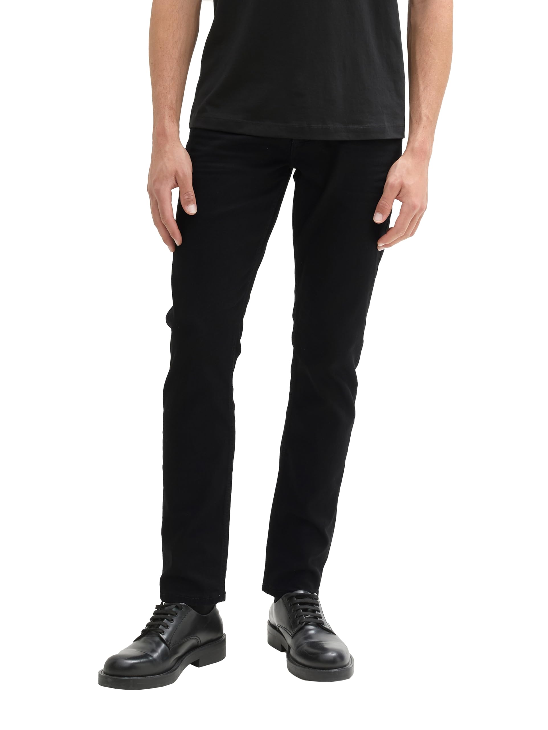 Tom Tailor Denim Men's 202212 Piers Slim Jeans, 10240 - Black Denim, 32W / 36L
