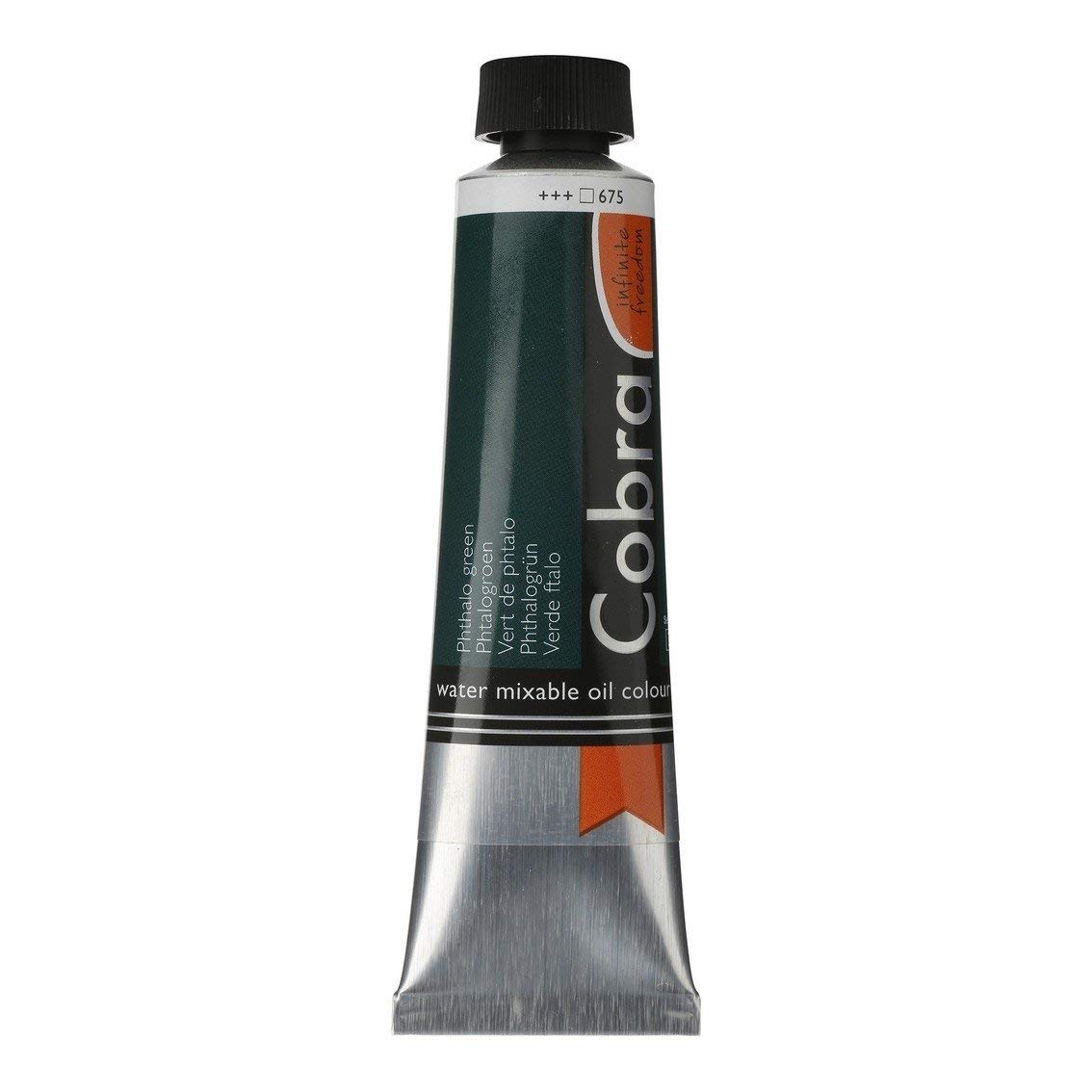 Cobra Artist Oil Colour Tube 40 ml Phthalo Green 675