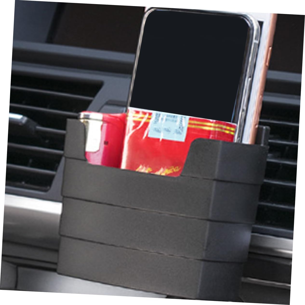 Ciieeo Car Storage Box Dipping Sauce Holder Portable French Fry Holder for Convenient Organizer for Seasoning and Trash Vehicles Easy Installation