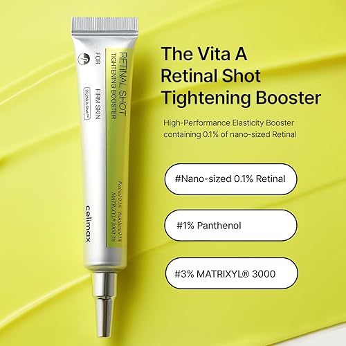 Miniatura 3 de celimax The Vita A Retinal Shot Potenciador Reafirmante 0.1% Retinal, 3% Matryxyl, Retinoide de Alta Potencia para Antienvejecimiento, Minimizador