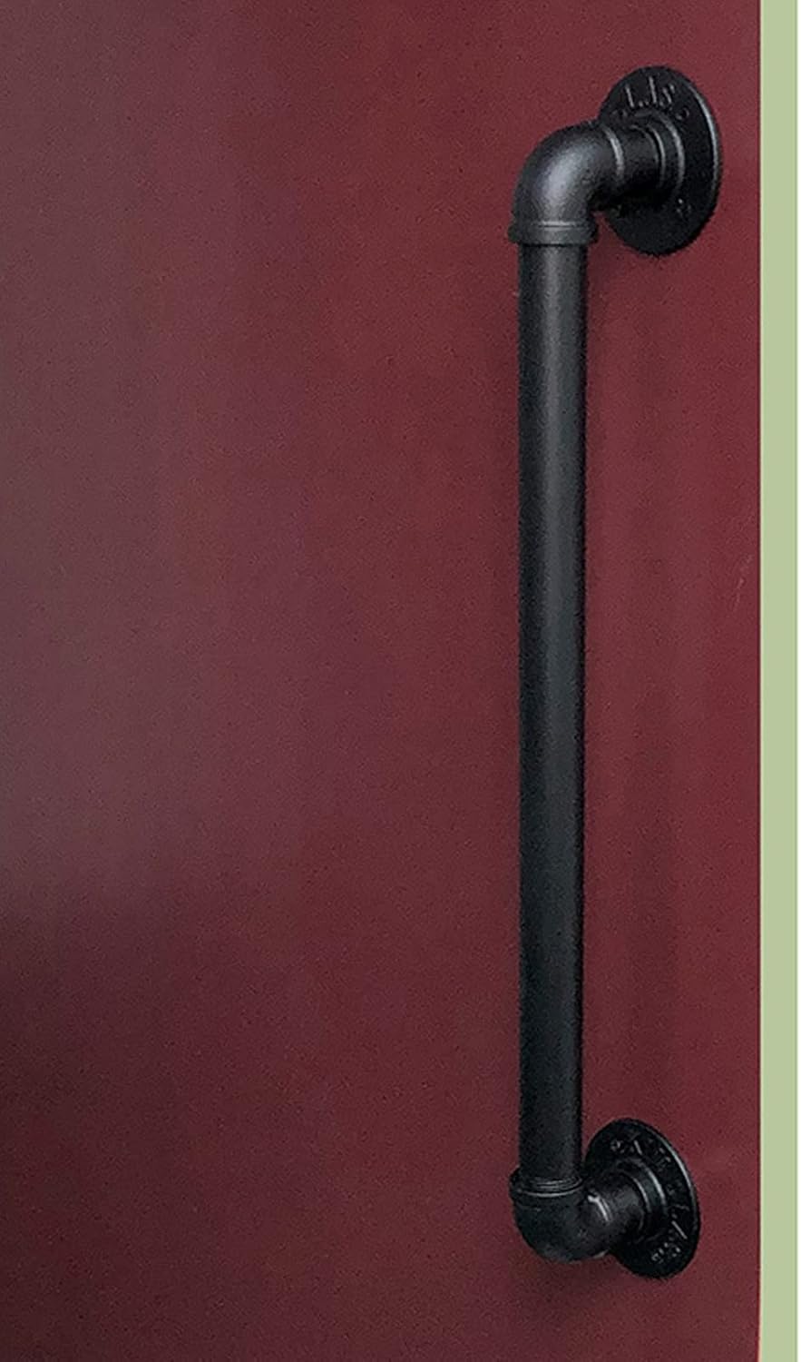 Sliding Barn Door Handles Exterior Black Industrial Pipe