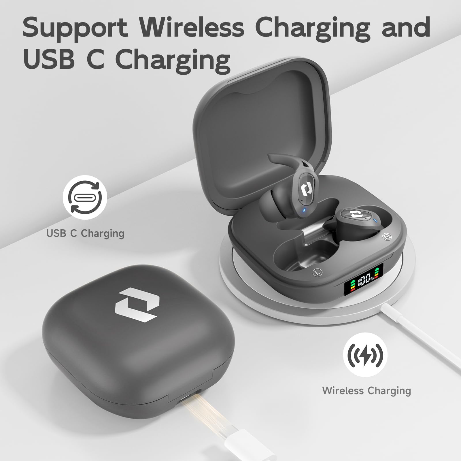 Amazon.com: Wireless Ear buds Bluetooth Earbuds Wireless Charging