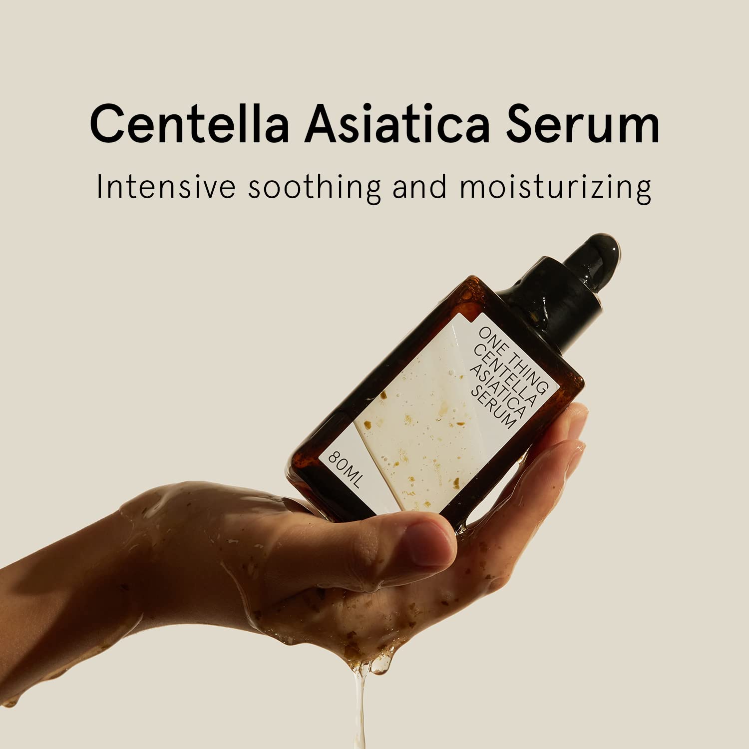 ONE THING Centella Asiatica Serum 2.7 Fl Oz | CICA HA Hyaluronic Acid Hydrating Soothing Ampoule for Oily Acne Prone Sensitive Irritated Facial Skin, Barrier Repair Fine Lines | Vegan Korean SkinCare - Image 2