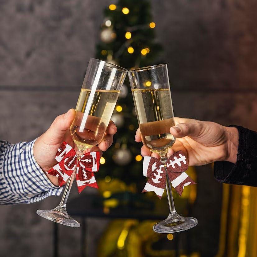 Miniatura 6 de 2 rollos de cintas de fútbol para manualidades, rugby de fútbol con borde con cable, cinta de arpillera marrón y roja, rollos deportivos, cintas con