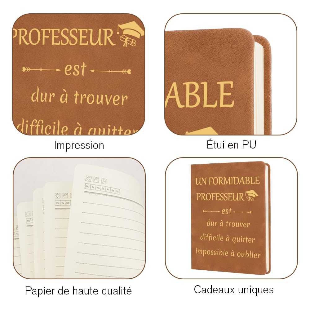 Carnet De Notes Professeur Des Ecoles Cadeau Maitresse Fin D'année Scolaire