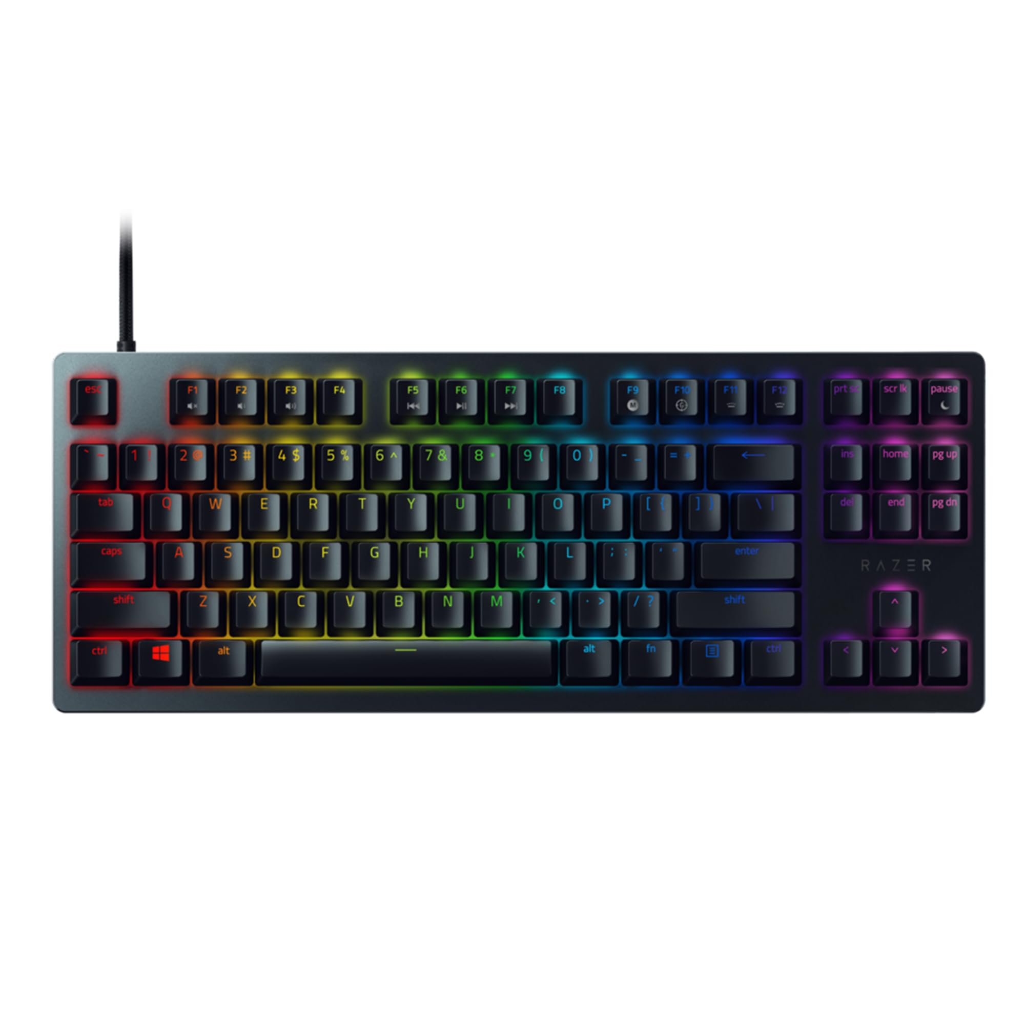 Razer Huntsman Tournament Edition - Tastiera da Gioco Tenkeyless con Interruttori Ottici Lineari Per L'attivazione alla Velocità Della Luce - Layout USA