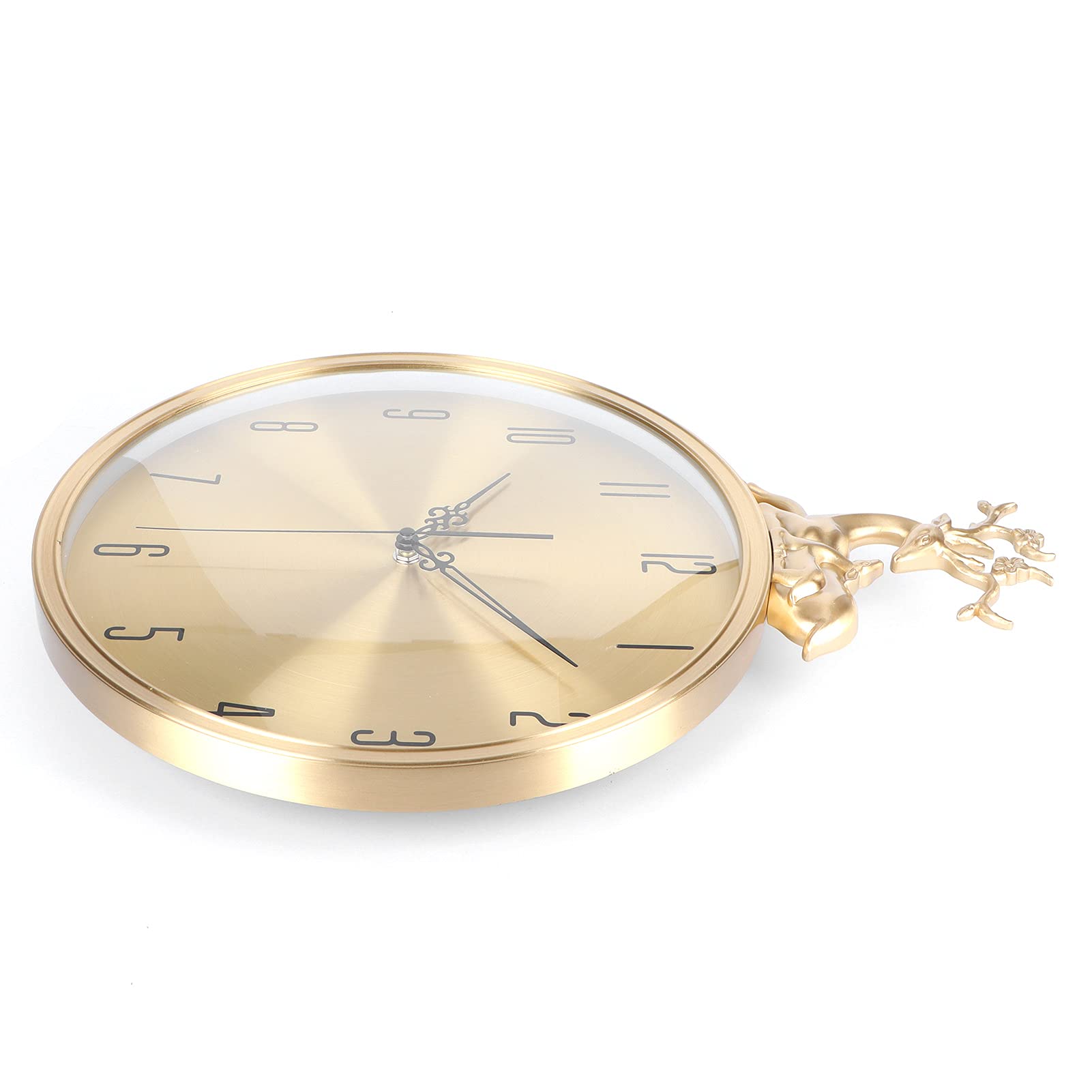 Horloge Murale à Pendule Dorée pour un Salon Chic et une Chambre Zen