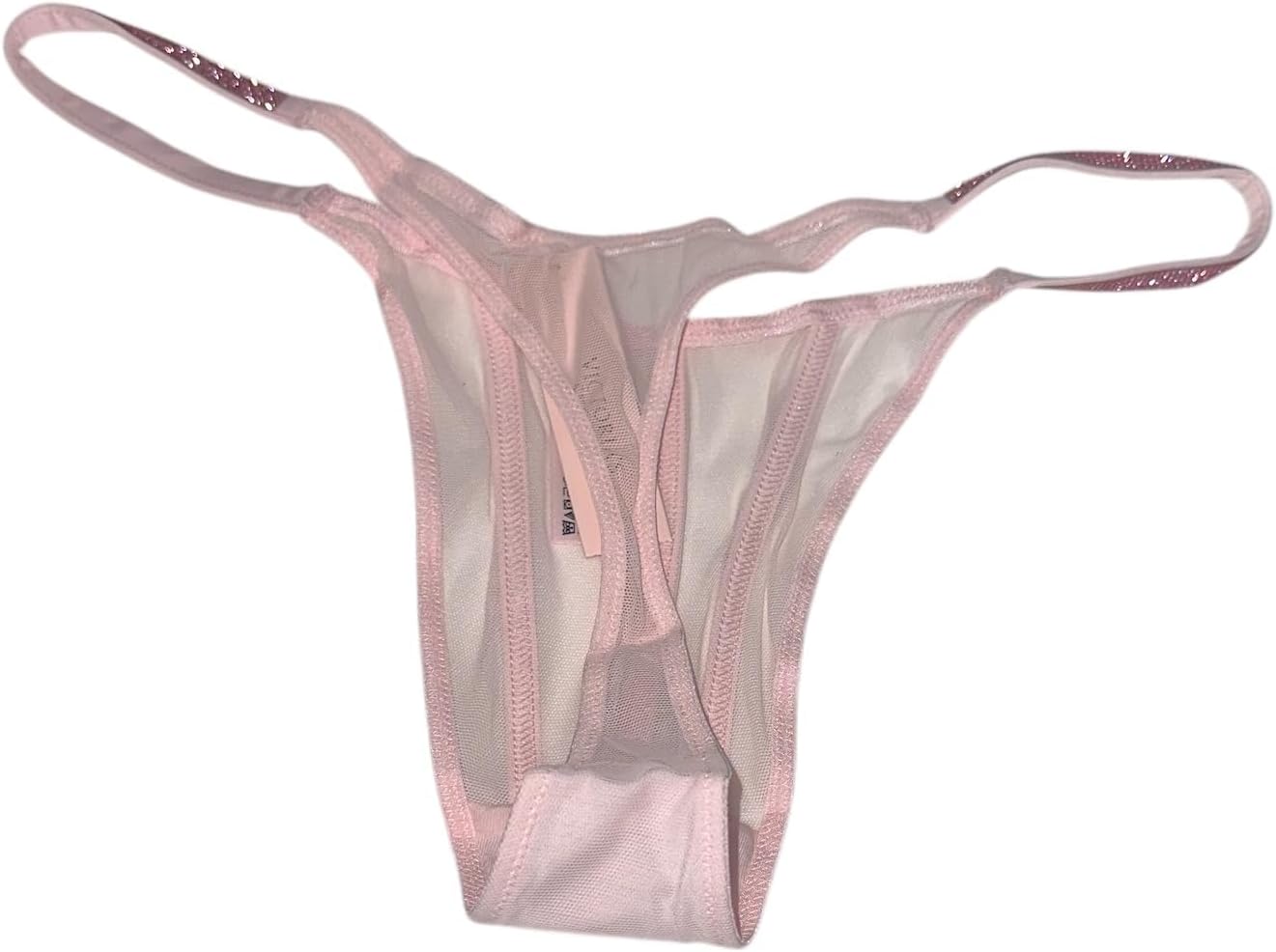 Victoria's Secret Sheer Shine Thong Panty Color Pink New - Image 2