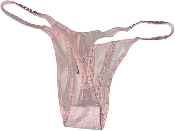 Victoria's Secret Sheer Shine Thong Panty Color Pink New