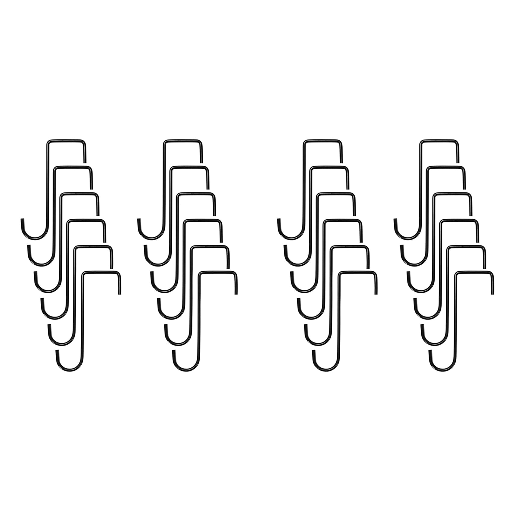 Vjsujehgy 24PCS Plant Hooks Hangers Garden over Fence Hooks for Hanging Baskets, Wall Hanging Fence Hooks for Lights