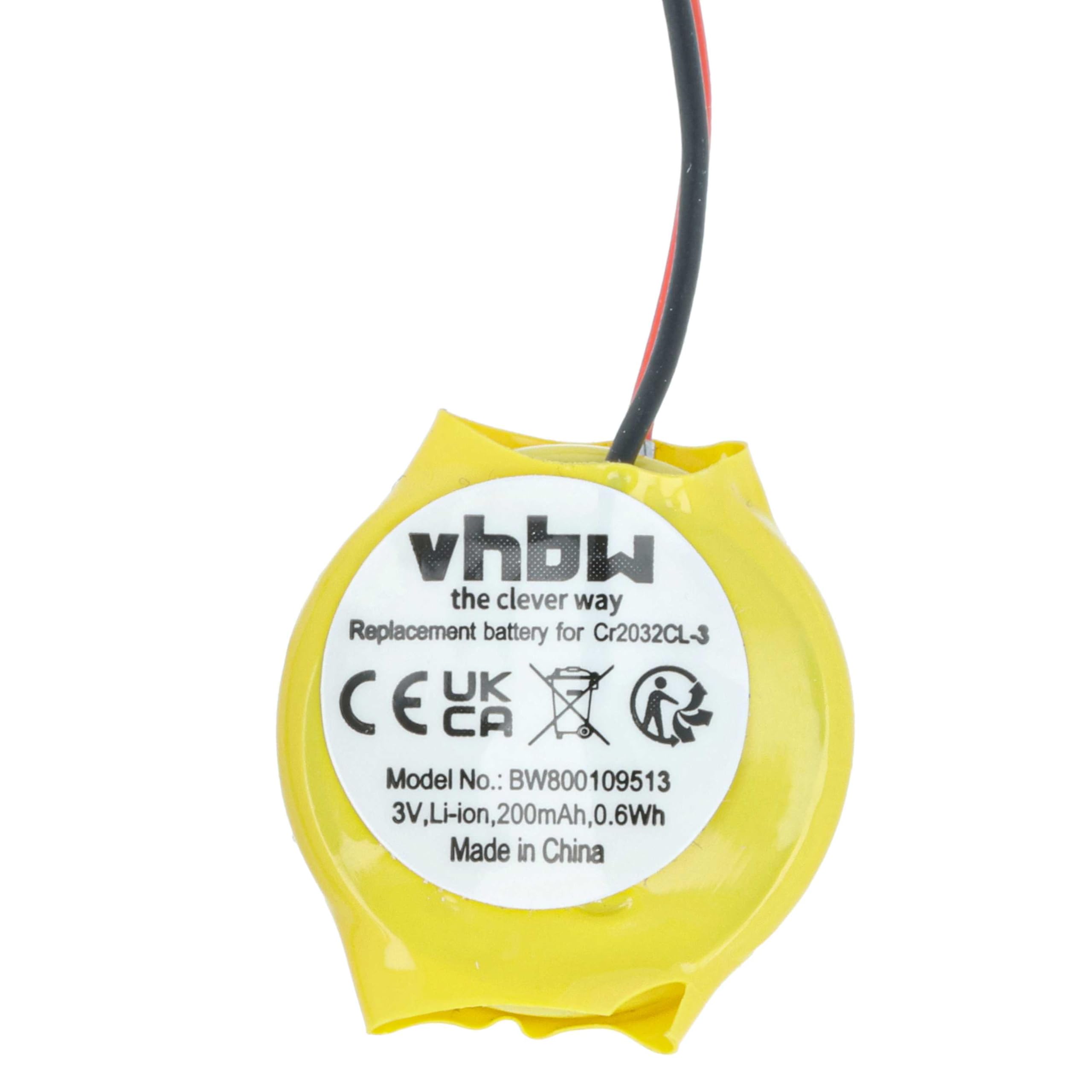 vhbw batteria bios compatibile con Lenovo ThinkPad T420si, T430s, T430si, T431s computer (200mAh, 3V, Li-Ion)