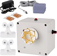 Vista 1 de Sistema de secado automático de caña de pescar de inversión, 0-40 RPM ajustable, 100-240 V, máquina de bobinado de construcción de caña de pescar