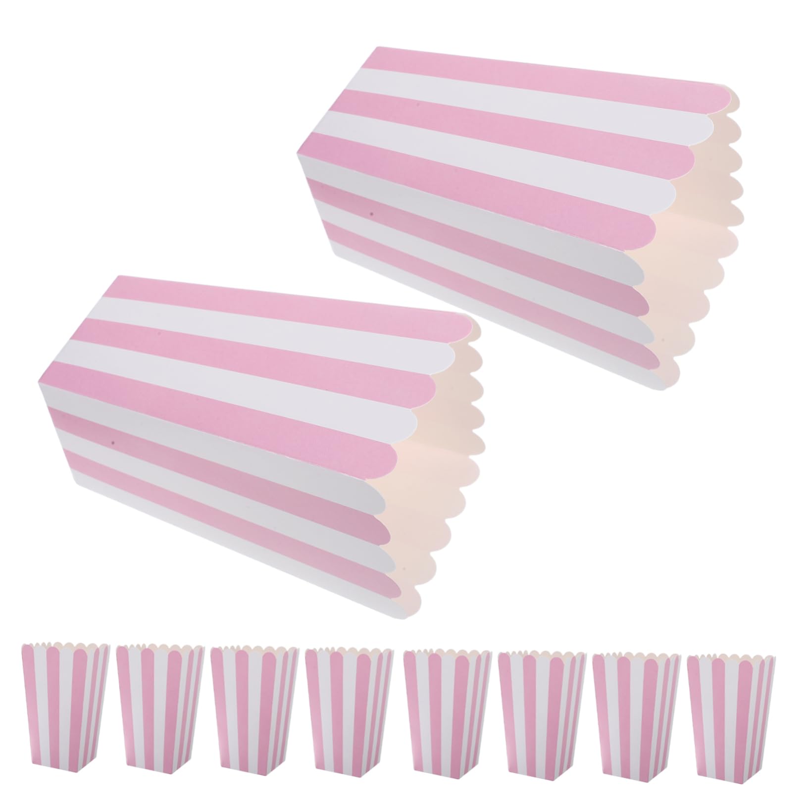 Gogogmee Popcorn Boxes Small Paper Popcorn Buckets Party Decorations Snacks Holders Container Candy Favor Boxes